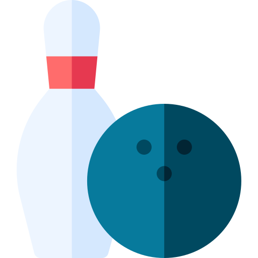 bowling Basic Rounded Flat icona