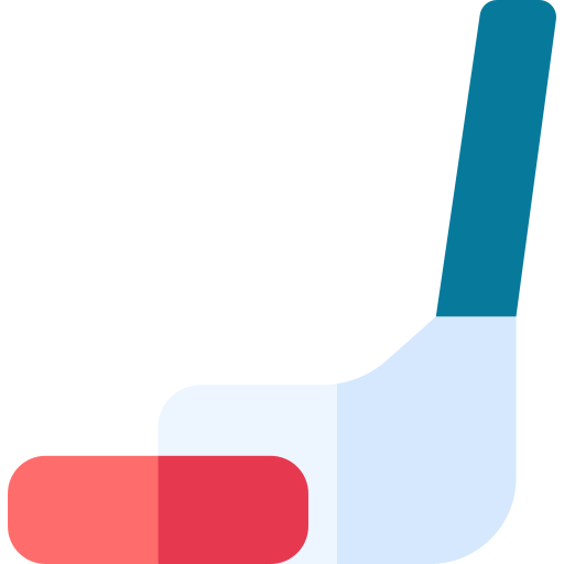 hockey sur glace Basic Rounded Flat Icône