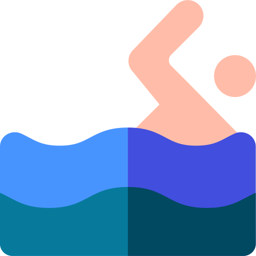 수영 Basic Rounded Flat icon