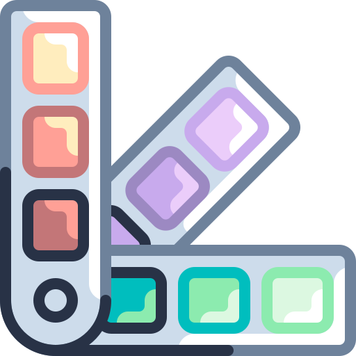 Color palette Special Meteor Lineal color icon