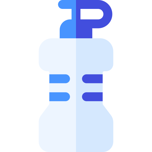 Спортивная бутылка Basic Rounded Flat иконка