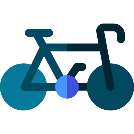 Bicycle Basic Rounded Flat icon