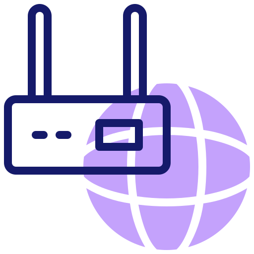 router de wifi Inipagistudio Lineal Color icono