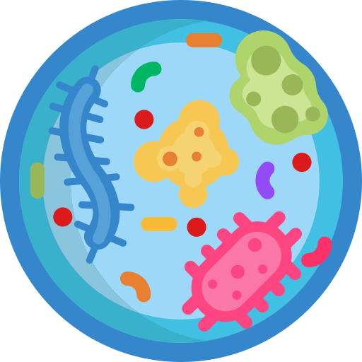les bactéries Generic Circular Icône