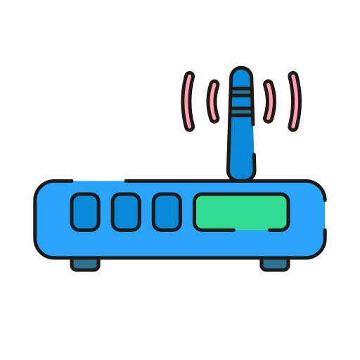 wifi 신호 Generic Outline Color icon