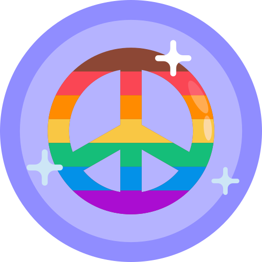 simbolo de paz Generic Circular icono