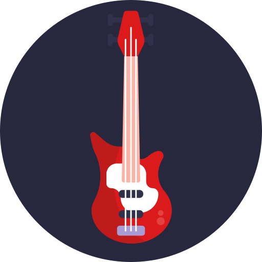 Electric guitar Generic Circular icon