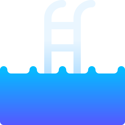 zwembad Basic Gradient Gradient icoon