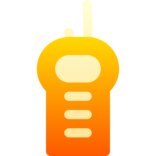 walkie-talkie Basic Gradient Gradient icoon