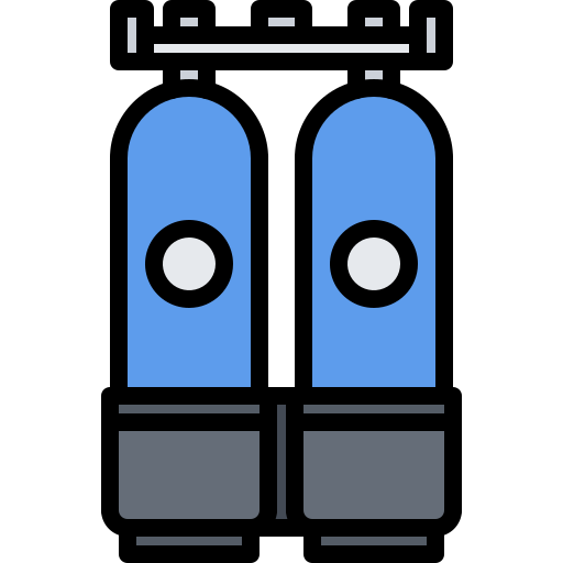 sauerstofftank Coloring Color icon