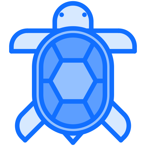 żółw Coloring Blue ikona