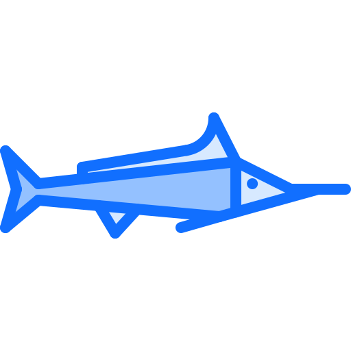 pescare Coloring Blue icona
