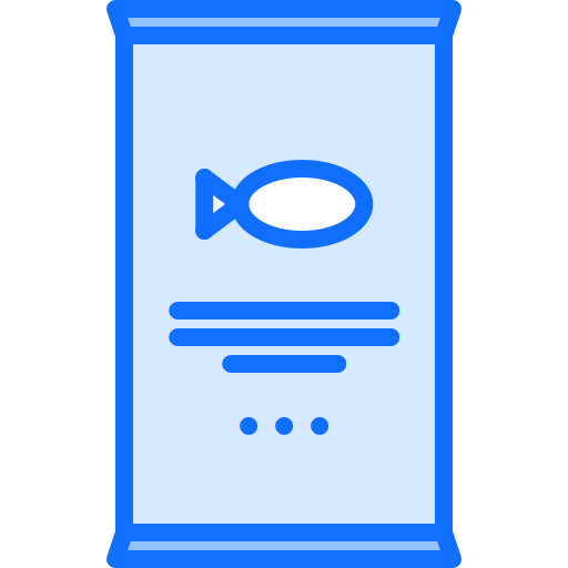 魚のエサ Coloring Blue icon