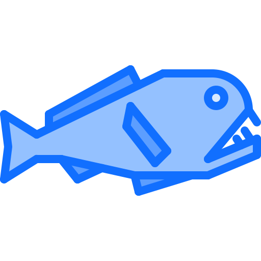 piraña Coloring Blue icono