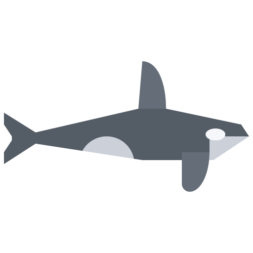 orca Coloring Flat icono