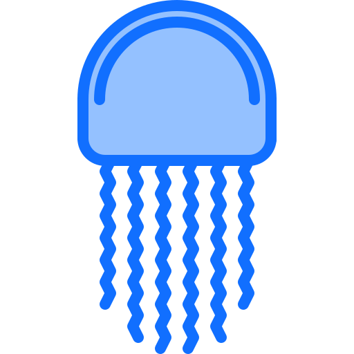 クラゲ Coloring Blue icon