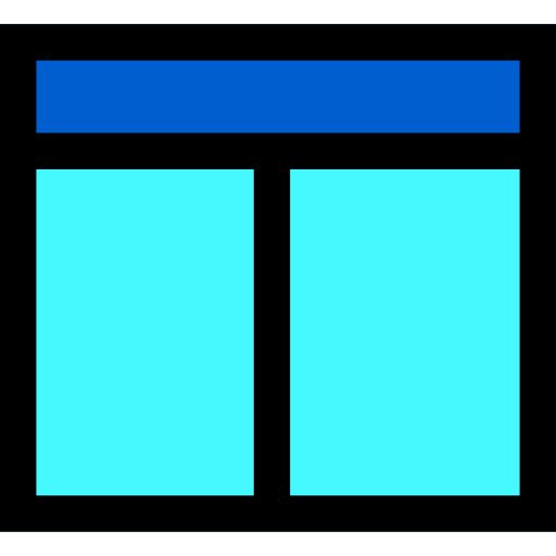 colonne Pixel Linear color icona