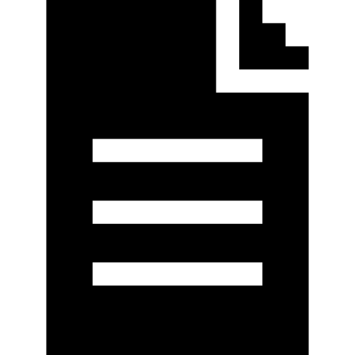 Document Pixel Solid icon