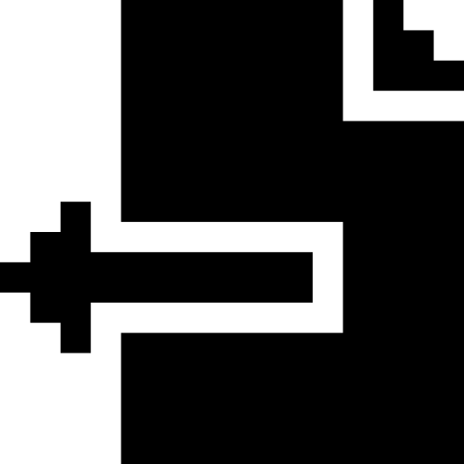 수출 Pixel Solid icon