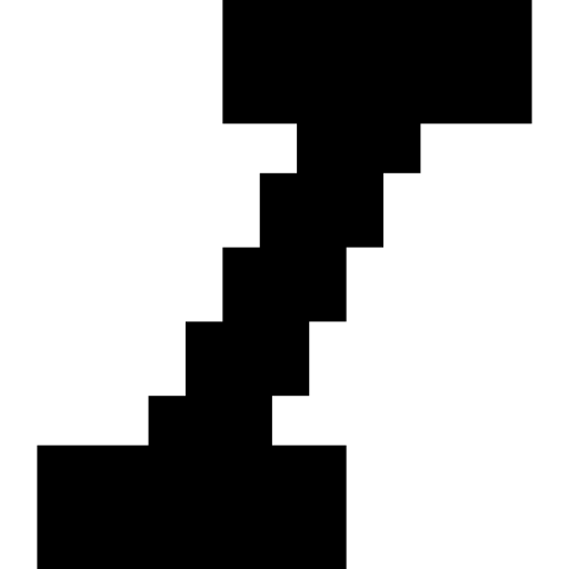 Italic Pixel Solid icon