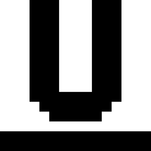 Underline Pixel Solid icon