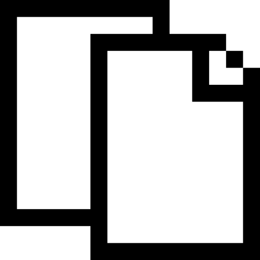kopieren Pixel Outline icon