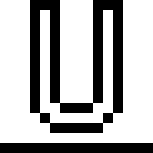 Underline Pixel Outline icon