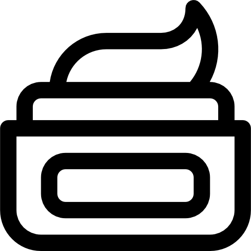 クリーム Basic Rounded Lineal icon