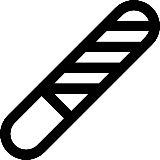 Пилочка для ногтей Basic Rounded Lineal иконка