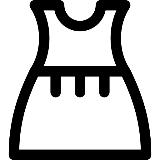vestito Basic Rounded Lineal icona