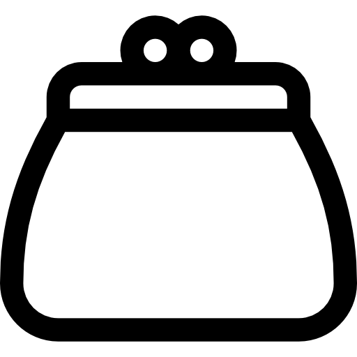 geldbörse Basic Rounded Lineal icon