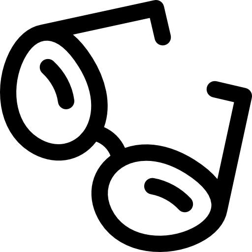 猫のメガネ Basic Rounded Lineal icon