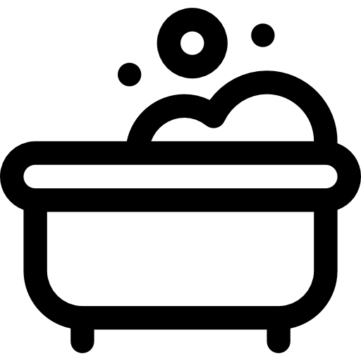 badewanne Basic Rounded Lineal icon