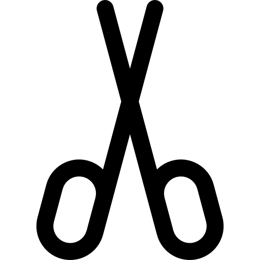 tijeras de uñas Basic Rounded Lineal icono
