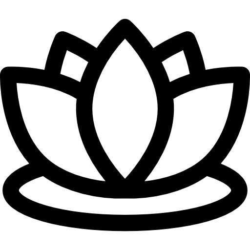 lotus Basic Rounded Lineal Icône