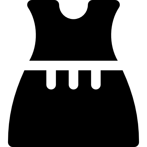 vestido Basic Rounded Filled icono