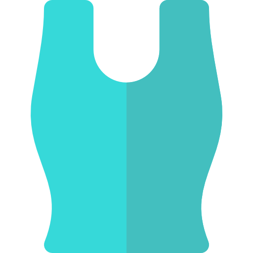 muskelshirt Basic Rounded Flat icon