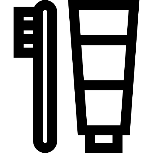 tandenborstel Basic Rounded Lineal icoon