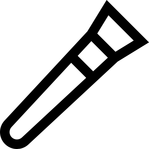 borstel Basic Rounded Lineal icoon