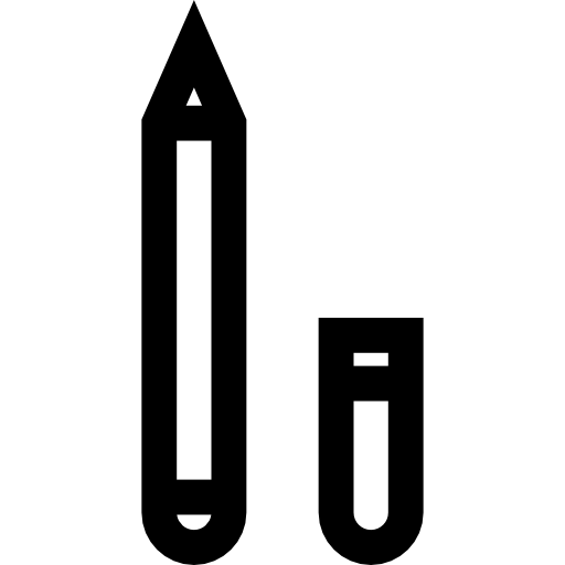 matita per gli occhi Basic Rounded Lineal icona