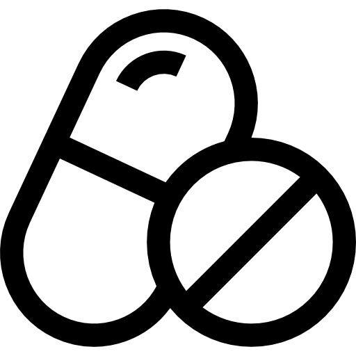 pigułki Basic Rounded Lineal ikona