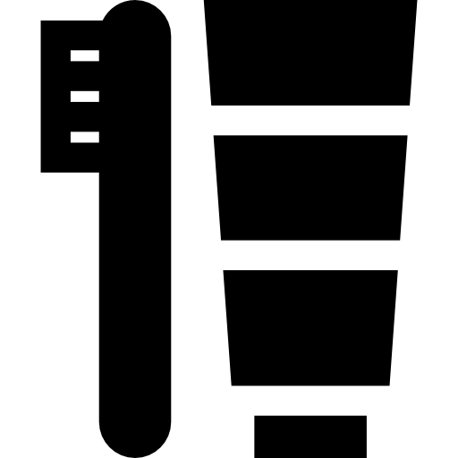 zahnbürste Basic Rounded Filled icon