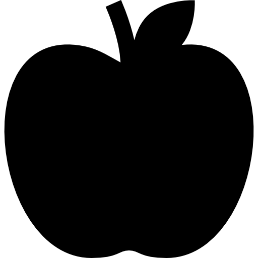 jabłko Basic Rounded Filled ikona