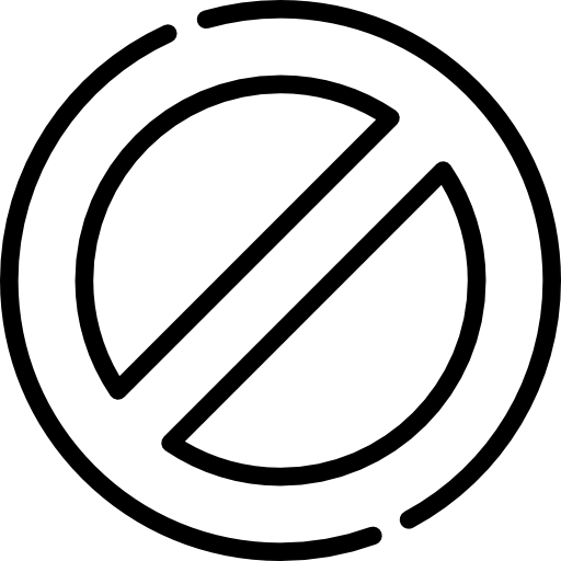 proibito Special Lineal icona