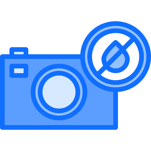 caméra Coloring Blue Icône