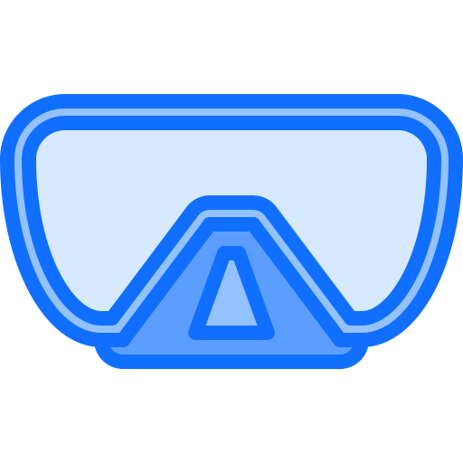 마스크 Coloring Blue icon