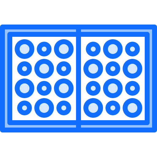 münzen Coloring Blue icon