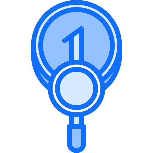 münze Coloring Blue icon