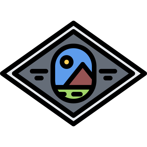 briefmarke Coloring Color icon