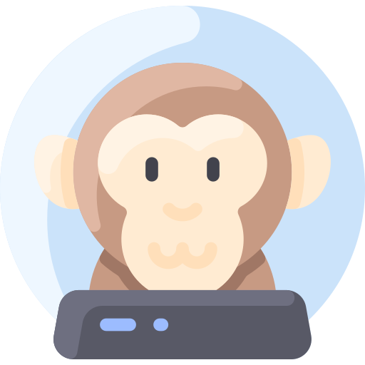 Monkey Vitaliy Gorbachev Flat icon